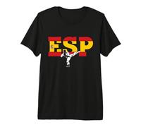 Karate ESP Spain Flag & Shotokan - Martial Arts Premium T-Shirt