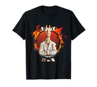 Karate Giraffe Animal MMA Taekwondo Martial Arts Jiu-Jitsu T-Shirt