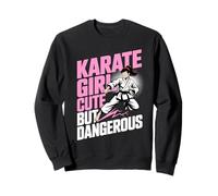 Karate Girl Cute But Dangerous Fighter Sweatshirt
