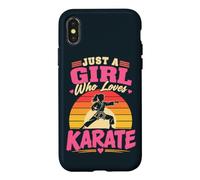 Karate Girl Dojo Karateist Karateka Case for iPhone X/XS