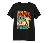 Karate Girl Dojo Martial Arts Karateka Premium T-Shirt