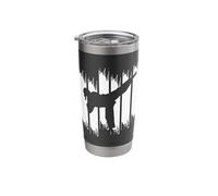 Karate Girl Karateka Karate Training Stainless Steel Insulated Tumbler