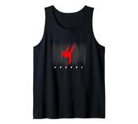 Karate Girl Logo Motif Karate Woman Tank Top