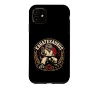 Karate Graphic Dinosaur Karatesaurus Dojo Warrior T-Rex Case for iPhone 11