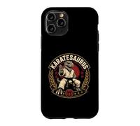 Karate Graphic Dinosaur Karatesaurus Dojo Warrior T-Rex Case for iPhone 11 Pro