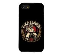 Karate Graphic Dinosaur Karatesaurus Dojo Warrior T-Rex Case for iPhone SE (2020) / 7/8