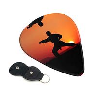 Karate Guitar Plectrum 6-Piece Set For Acoustic Guitar, Electric Guitar, Bass, Ukulele - Thin, Medium And Thick