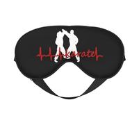 Karate Heart Beating 13 Karate Heart Beating Sleep Masks Adjustable Strap Soft Eye Mask for Women Men Travel Work Home