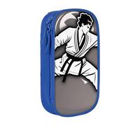 Karate-highkick-icon Print Practical Pencil Case Multi-Compartment Office Travel School Art Daily Supplies