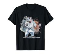 Karate Hippo Animal MMA Taekwondo Martial Arts Jiu-Jitsu T-Shirt