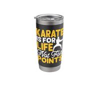 Karate is for Life Not for Points Stainless Steel Insulated Tumbler