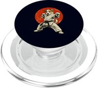 Karate Jack Russell Terrier Funny Japanese Martial Arts Dog PopSockets PopGrip for MagSafe