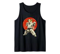 Karate Jack Russell Terrier Funny Japanese Martial Arts Dog Tank Top
