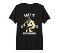 Karate Japanese Martial Arts Fighting Gorilla Premium T-Shirt