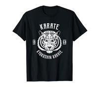Karate Japanese Tiger Kumite Fighter Martial Arts T-Shirt