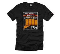 Karate Kid Championship 1984 All Valley Retro Tuner Combat Sports T-Shirt #36917 - Black - Large