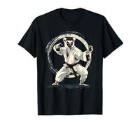 Karate Lemur Animal MMA Taekwondo Martial Arts Jiu-Jitsu T-Shirt