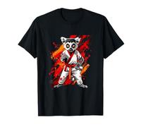 Karate Lemur Animal MMA Taekwondo Martial Arts Jiu-Jitsu T-Shirt