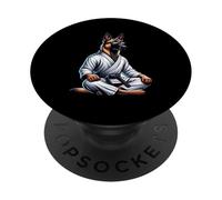 Karate Malinois Sunglasses Dog Black Belt PopSockets Adhesive PopGrip