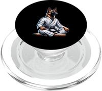 Karate Malinois Sunglasses Dog Black Belt PopSockets PopGrip for MagSafe