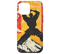 Karate Martial Arts Silhouette On Mountain Case for iPhone 12 Pro Max