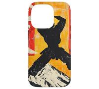 Karate Martial Arts Silhouette On Mountain Case for iPhone 14 Pro