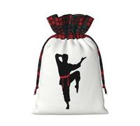 Karate Men Print Gift Reusable Bags Festive Drawstring Pouches Versatile Birthday Wedding Favors