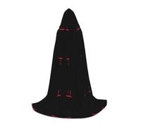 (karate men) Print Hooded Cape For Teenagers Costume Party, Halloween Hooded Cape Soft and Elastic,S