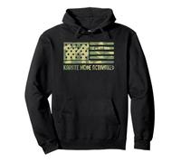 Karate Mode Activated Patriotic American Flag 4th of July Pullover Hoodie