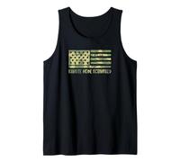 Karate Mode Activated Patriotic American Flag 4th of July Tank Top