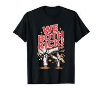 Karate Mom She Kicks So Does Kid Humor Martial Arts Mama T-Shirt