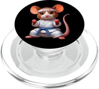 Karate Mouse Champion Spirit Fighter PopSockets PopGrip for MagSafe