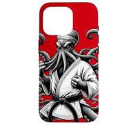 Karate Octopus - Black Belt in All Eight Limbs Pulpo Dojo Case for iPhone 16 Pro