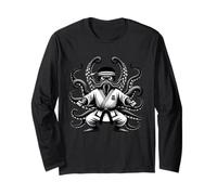 Karate Octopus - Black Belt in All Eight Limbs Pulpo Dojo Long Sleeve T-Shirt