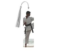 Karate Printed Metal Bookmarks M - Gray Lightweight Aluminium Book Marker for Books, Journals & Gifts, Ideal Book Lovers, Holiday Decor & Crafts