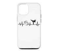 Karate & Taekwondo Girl Heartbeat - Black Belt Karateka Case for iPhone 12/12 Pro