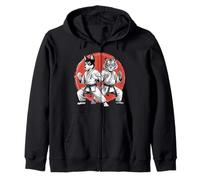 Karate Tiger Dog Karate Gi Karate Japanese Stuff Karate Zip Hoodie