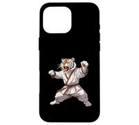 Karate Tiger Kung Fu MMA Kickboxing Jiu-Jitsu Tiger Lover Case for iPhone 16 Pro Max