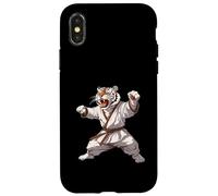 Karate Tiger Kung Fu MMA Kickboxing Jiu-Jitsu Tiger Lover Case for iPhone X/XS