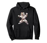 Karate Tiger Kung Fu MMA Kickboxing Jiu-Jitsu Tiger Lover Pullover Hoodie