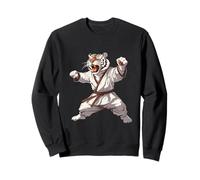 Karate Tiger Kung Fu MMA Kickboxing Jiu-Jitsu Tiger Lover Sweatshirt