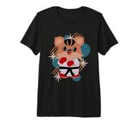 Karate Tiger Smiling Cute Martial Arts Sport Competition Premium T-Shirt