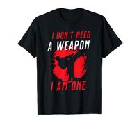 Karate Tshirt For Boys Men Kata Shotokan Black Belt T-Shirt