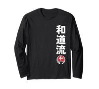 Karate Wado Ryu Kanji Japanese Martial Arts Long Sleeve T-Shirt