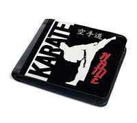 Karate Wallet Mens Bi-Fold Coin Card Holder Martial Arts Personalised KS248