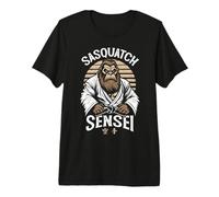 Karate Warrior Legend Sasquatch Sensei Bigfoot Martial Arts Premium T-Shirt