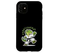 Karatesaurus Dinosaur T-Rex Karate Martial Arts Boys Kids Case for iPhone 11