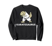 Karatesaurus Funny Dinosaur Karate Martial Artists Dojo TKD Sweatshirt
