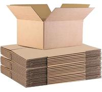KARAVI 10 Pack 12X9X4 Medium Size A4 Base Mailing Cardboard Packaging Shipping Giftpacking Postal Packing HouseShifting Storage Cardboard Boxes (10)