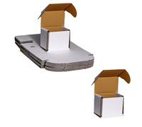 KARAVI Durable Smash Proof Sublimation Mug Gift Boxes Pack of 20 - Sturdy Double-Wall Cardboard, Secure Mug Packaging, Multipurpose White Postal Boxes for Shipping, Mailing & Gifting (11.5 x 8 x 10cm)